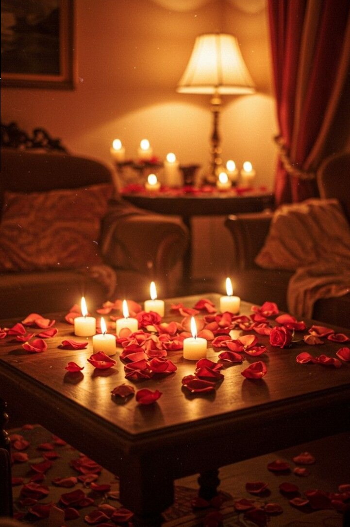 romanticizing connections • Cozy Fireplace Valentine’s Day Decor for Meaningful  914