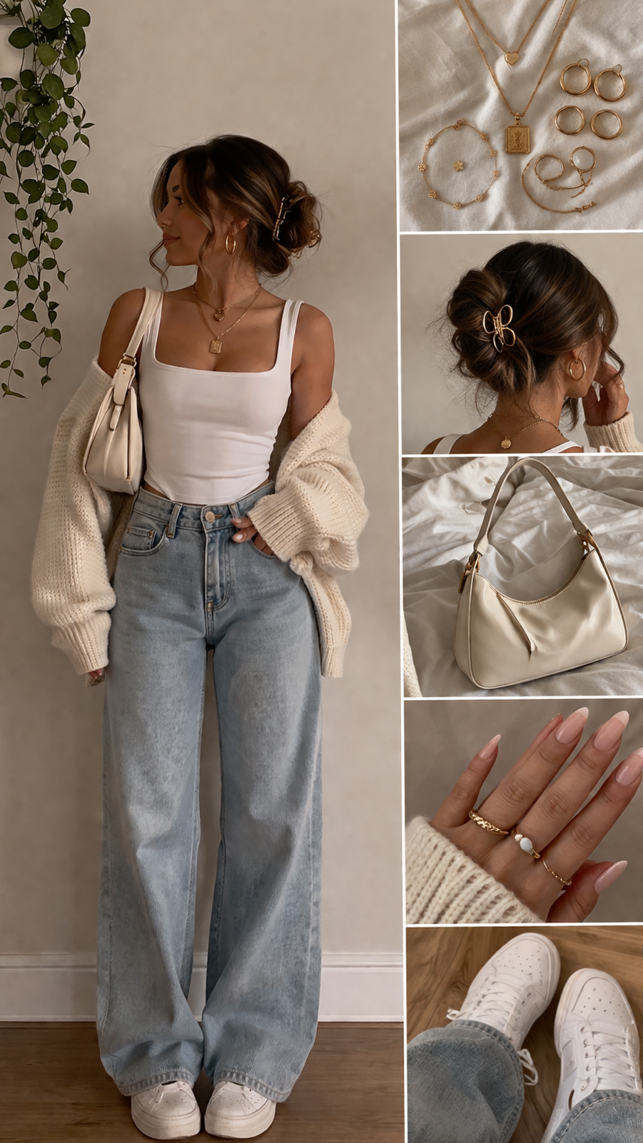 ✦ romanticizing connections ✦ Fate Wears Simplicity | Serene White Tank & Flowin 110