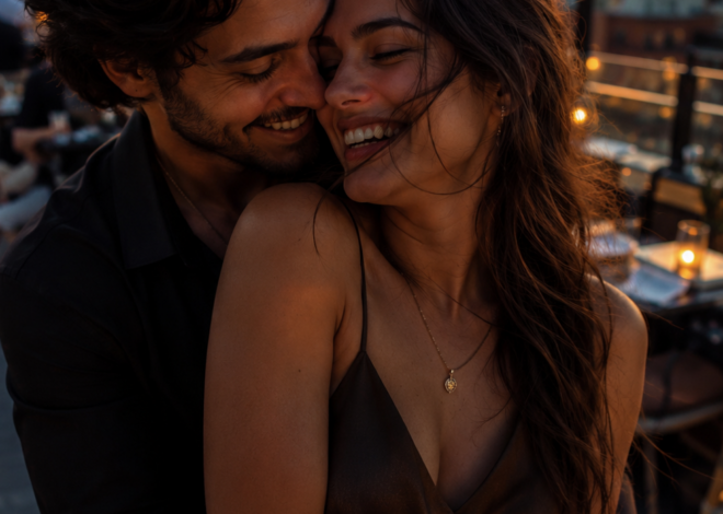 Rooftop Romance at Dusk | Finding Your Perfect Match in Beautiful Moments — love 328
