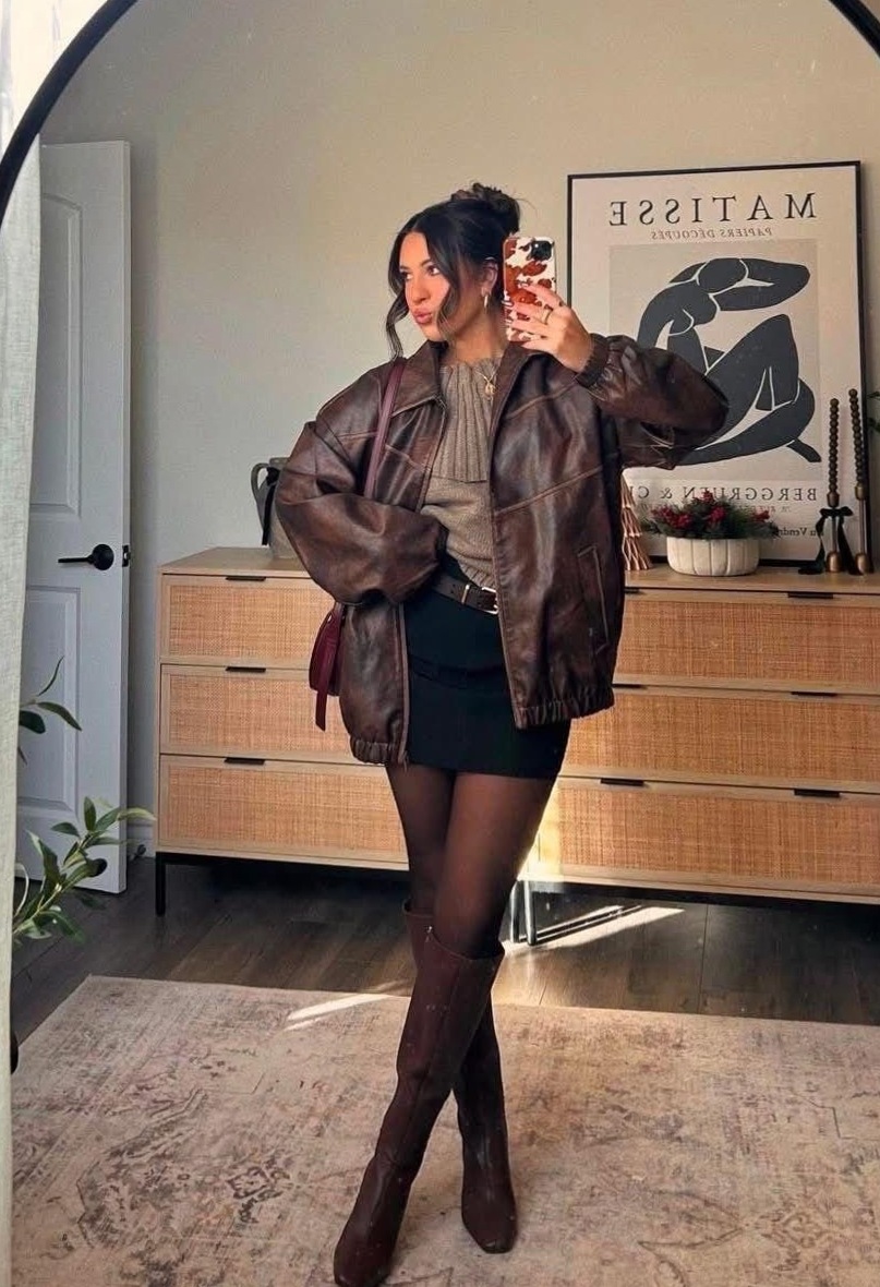 🌧️ 👁️ Rugged Romance: Timeless Leather Jacket for Soulful Style & Heartfelt Matc 180