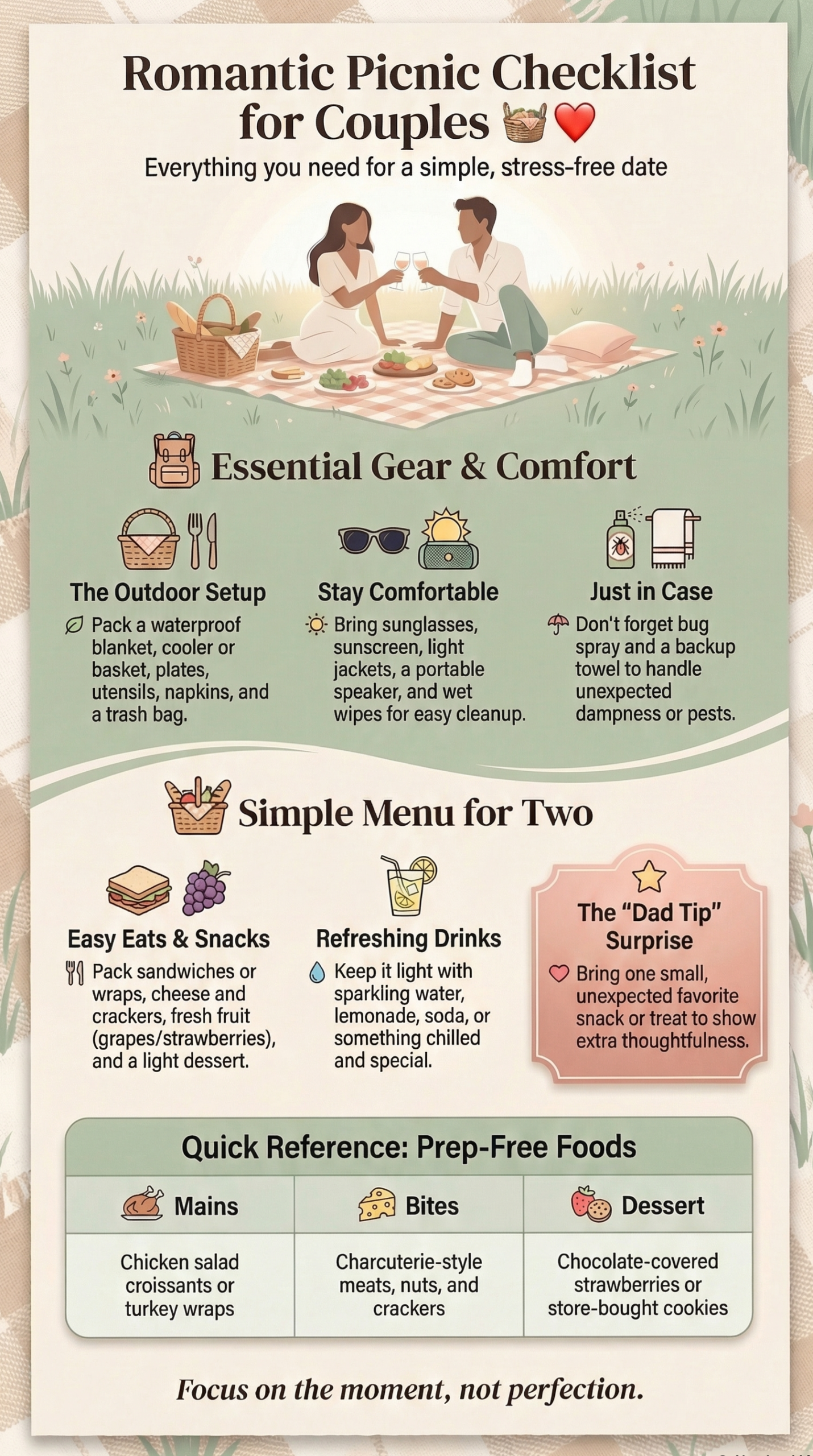 🤍 Soulful Bites for Two: Heartfelt Picnic Eats with a Dad’s Touch | date night a 565