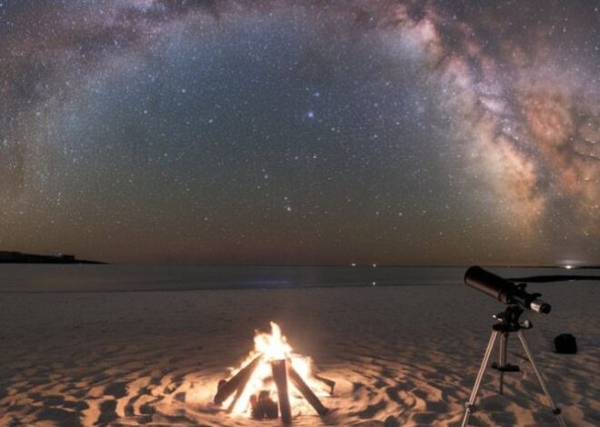 🤍 Starry Night Serenity: Finding Destiny on Quiet Shores | romanticizing connect 342