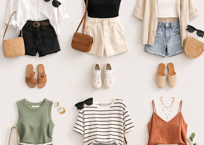 🌙 Summer Shorts Outfits with a Romantic Edge 246
