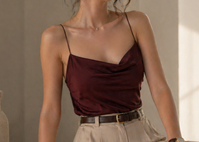 🤎 🌹 Timeless Elegance: Maroon Satin & Beige Trousers for Soulful Style — aesthet 988
