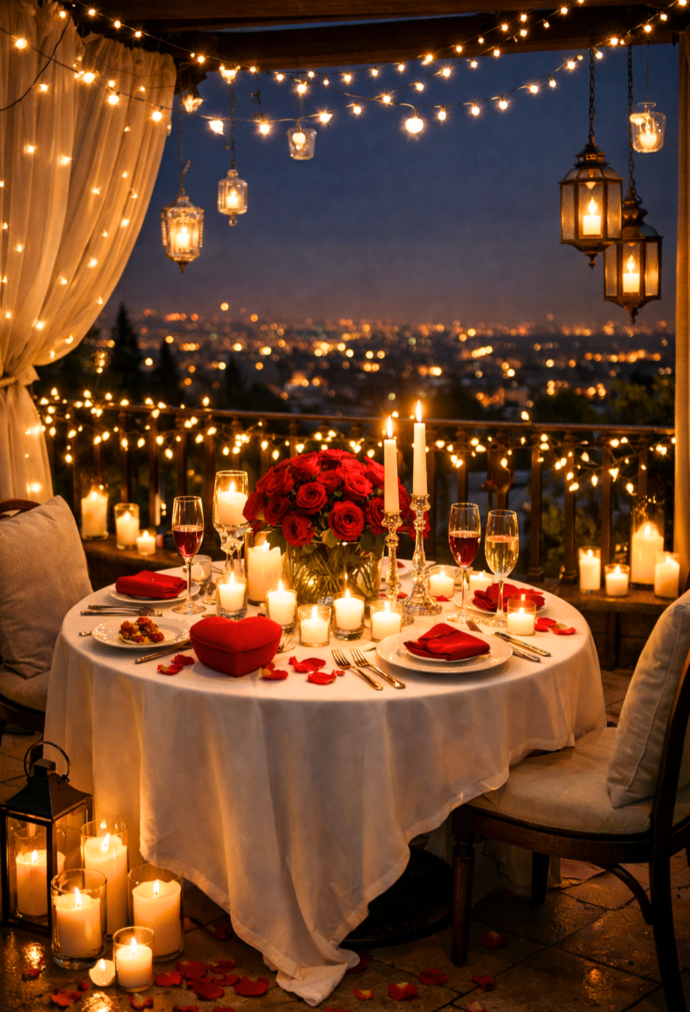 🤍 Valentine’s Balcony Elegance for Soulful Connection | soul deep aesthetic 781