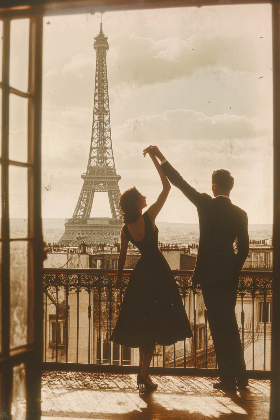 Whispers of Fate on a Parisian Balcony ☀️ 234