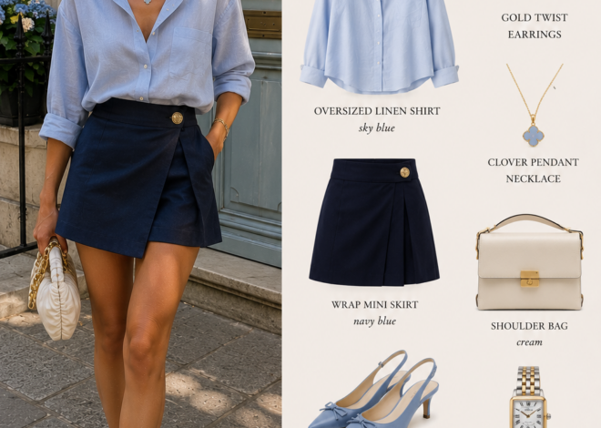 🖼️ 🍂 ⟡ Blue Summer Elegance | Timeless Mini Skirt Romance 🐚 920