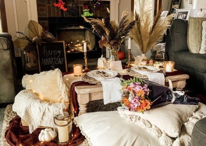 🧿 💫 🦋 Chic Autumn Indoor Picnic for Soulful Connections — aesthetic edit 760