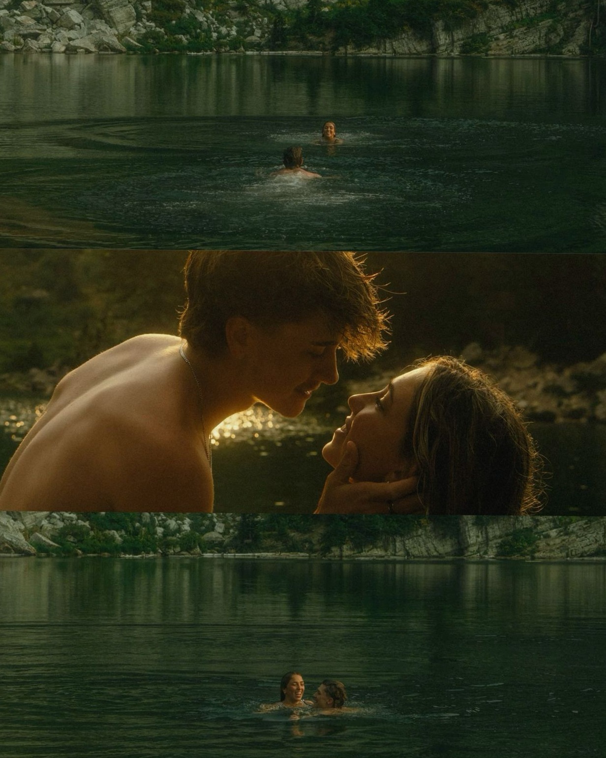 Cinematic Lake Romance For Soulful Connections — love language visuals ♟️ 382