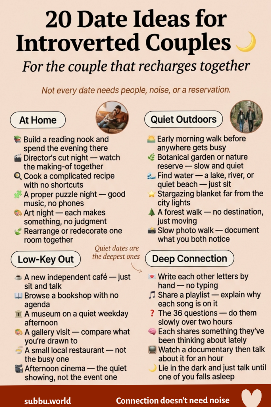 couple goals inspiration ✧ Whispered Nights: 20 Quiet Dates for Souls in Sync 🗝️ 972