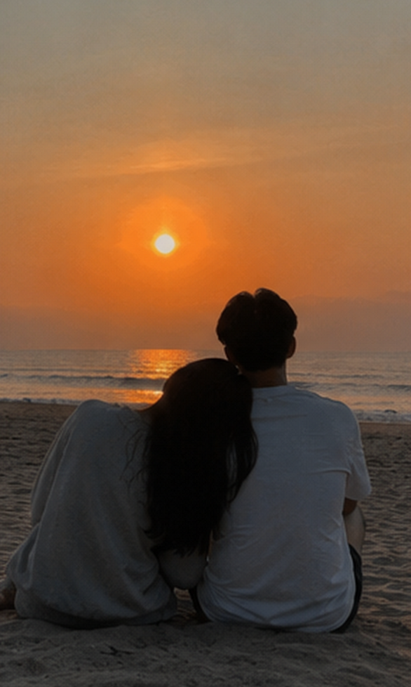curated connection vibes: 🤎 🕯️ Golden Hour Harmony in a World Made for Two 258