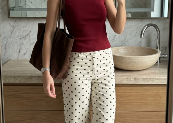 ✦ curated connection vibes ✦ Polka Dot Pants Vibe | Spring Soul Style Capsule 💌 634