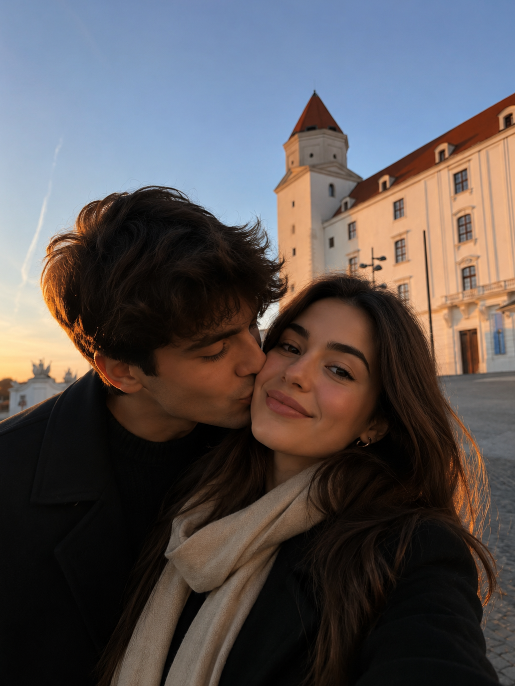 deep connection aesthetic: Fate-Woven Love in Bratislava’s Timeless Charm 🏙️ 879