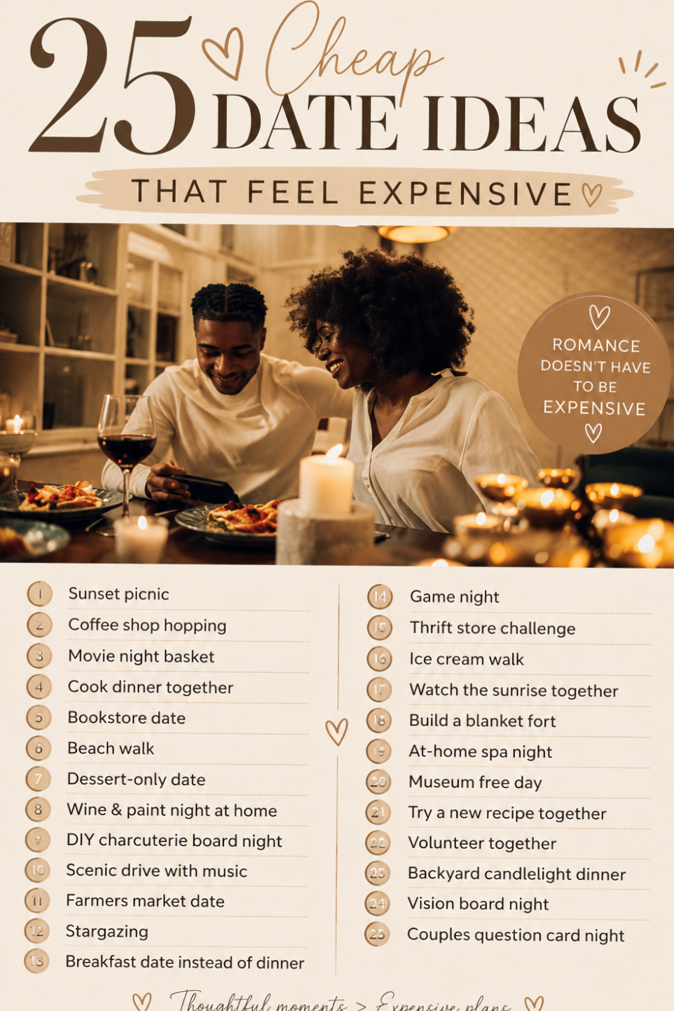 ✨ ⟡ Discover Your Perfect Vibe: 25 Romantic Dates That Spark Magic Without the P 864