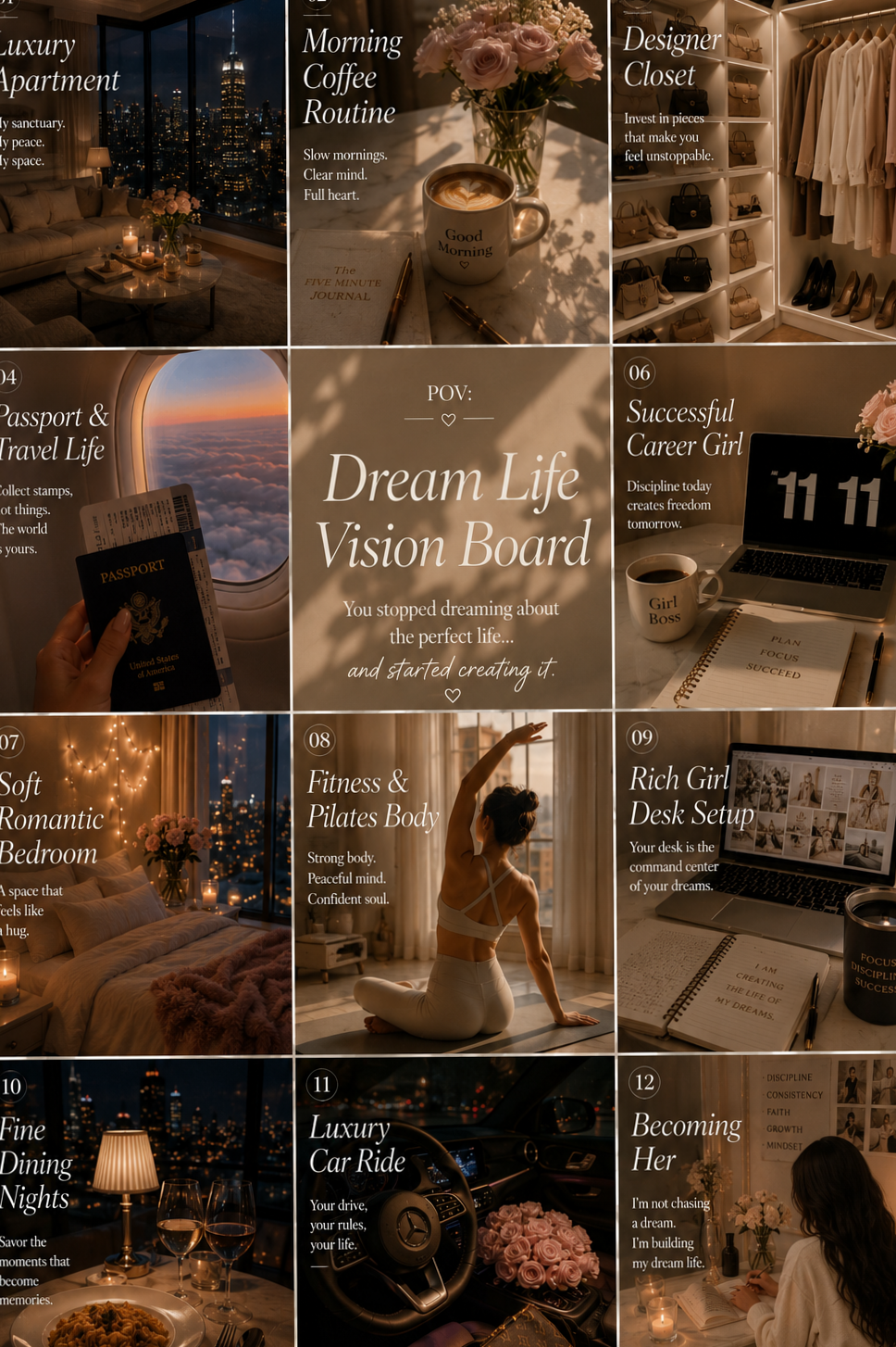 Dream Life Vision Board 2026 | Align Your Soul’s Blueprint ⟐ emotional intellige 871