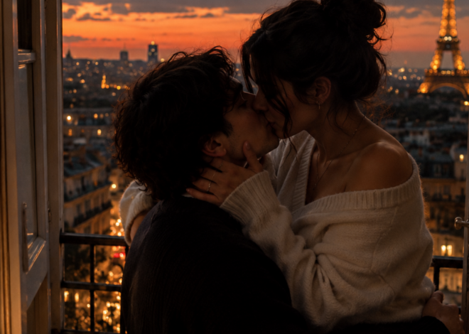 ☀️ | Ethereal Kissing Vignettes: Where Souls Align in Midnight Hues | magnetic e 122