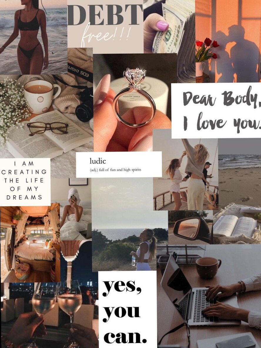 🍂 🖼️ Fate-Forward 2022 Vision Board: Aligning Souls & Soulmates — aesthetic edit 767