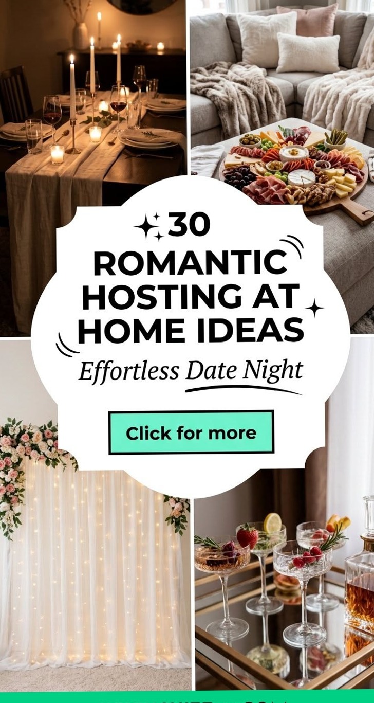 Fated Evenings: 30 Romantic Hosting Ideas to Spark Destiny at Home ⟐ couple goal 395