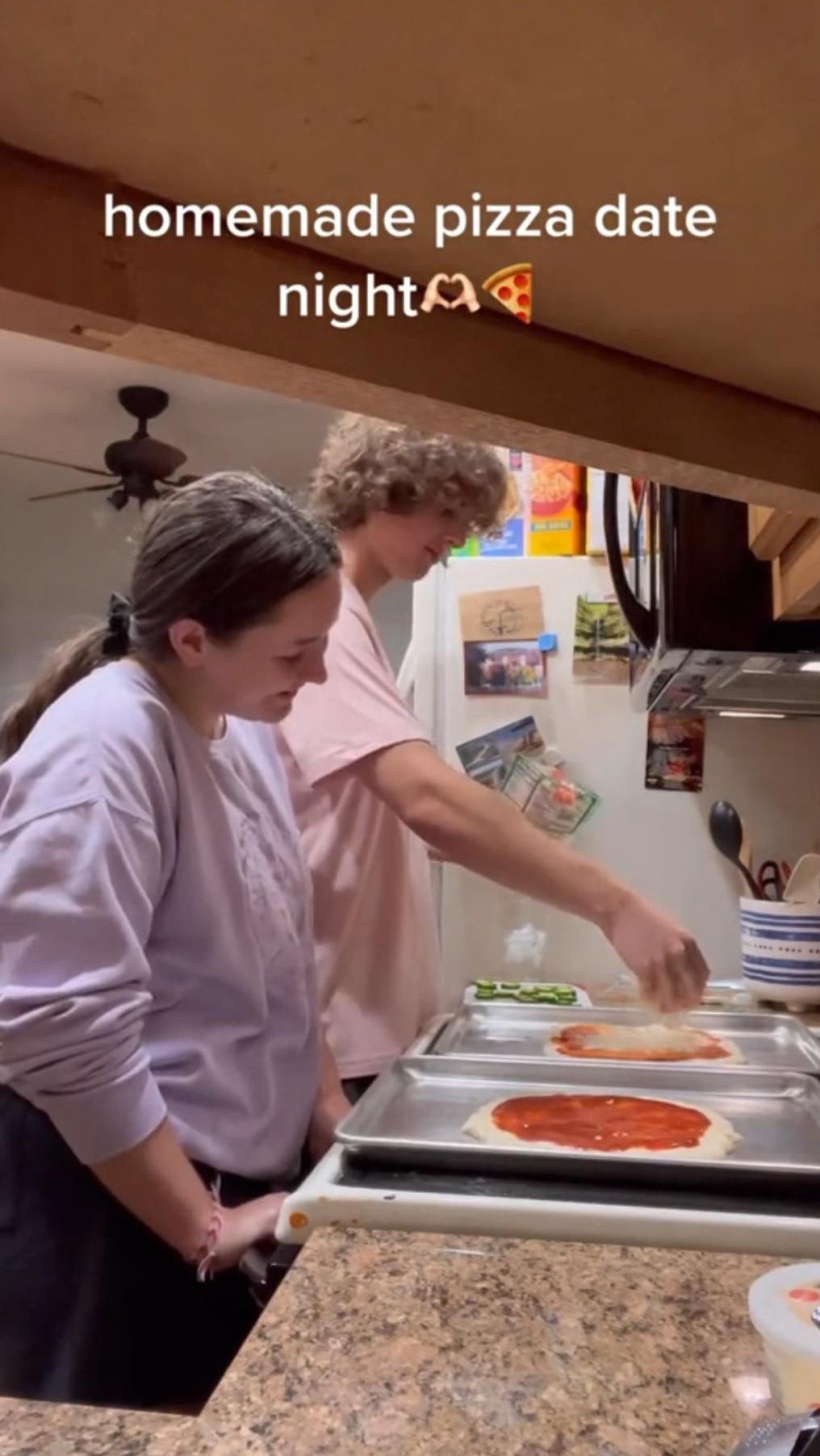 🌙 🕊️ Fated Flavors: Crafting Homemade Pizza Together Under Starlit Skies 901