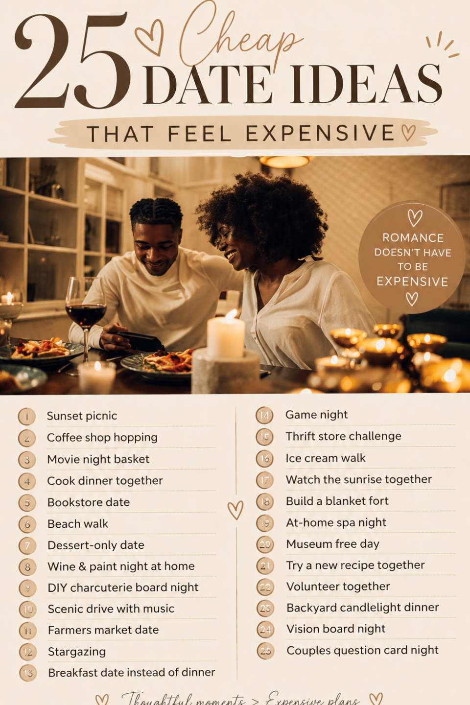 🧭 🧘‍♀️ | Finding You in Every Moment: 25 Affordable Date Nights with Heart | hea 526