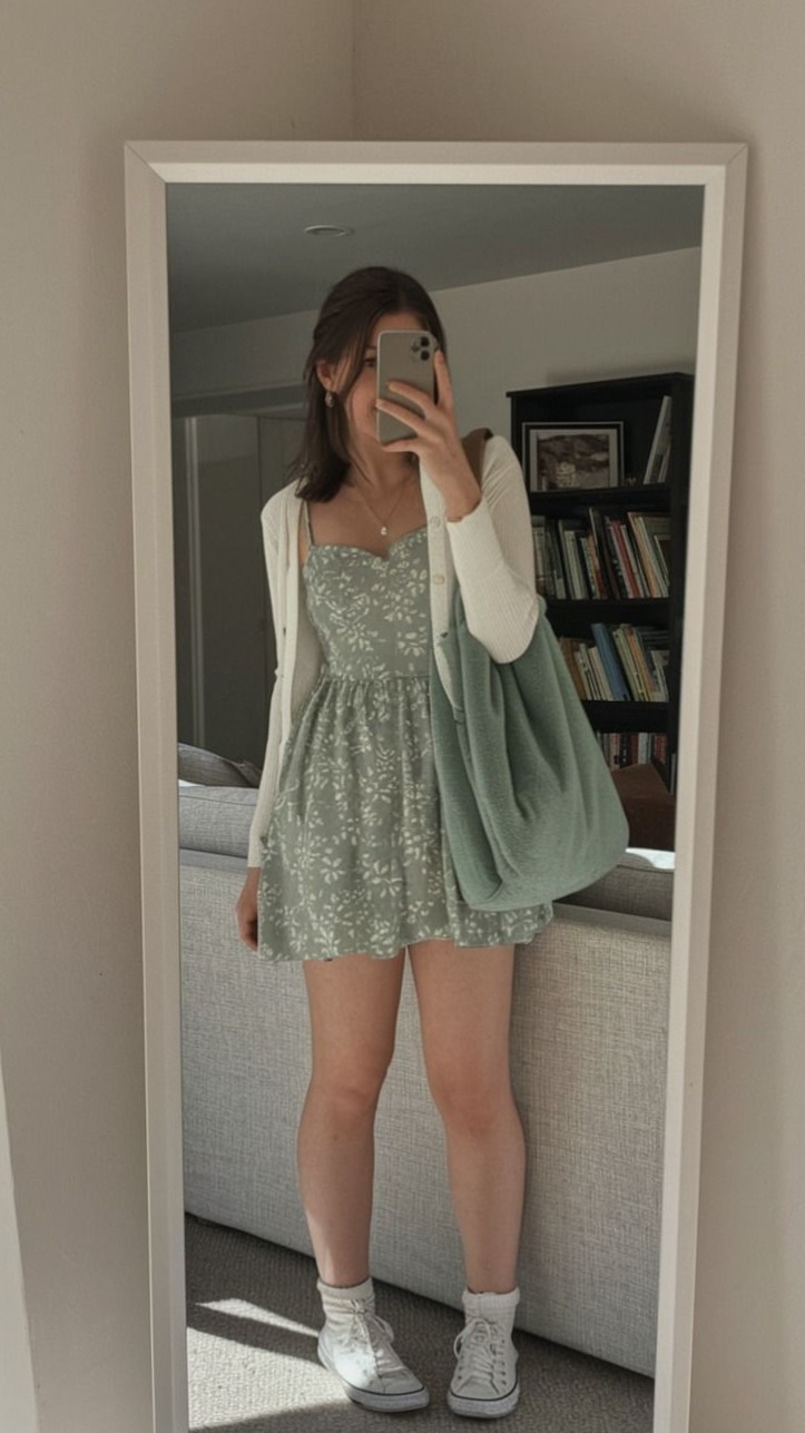 Floral Elegance 2025: Timeless Green Sundresses for Soulful Summer Style ⟐ curat 958