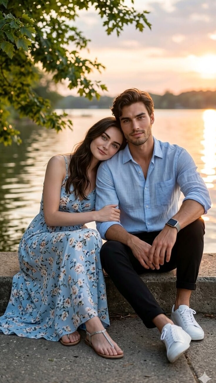 ⊹ Golden Hour Harmony | Soulful Lakeside Bond ⊹ 🗝️ 💫 245
