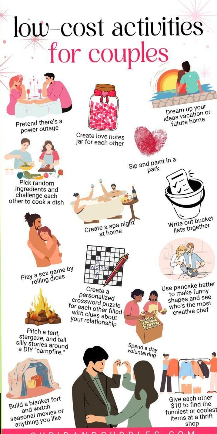 🌱 🌊 hopeless romantic mood ✦ 14 Romantic Low Cost Activities for Couples To Fall 333