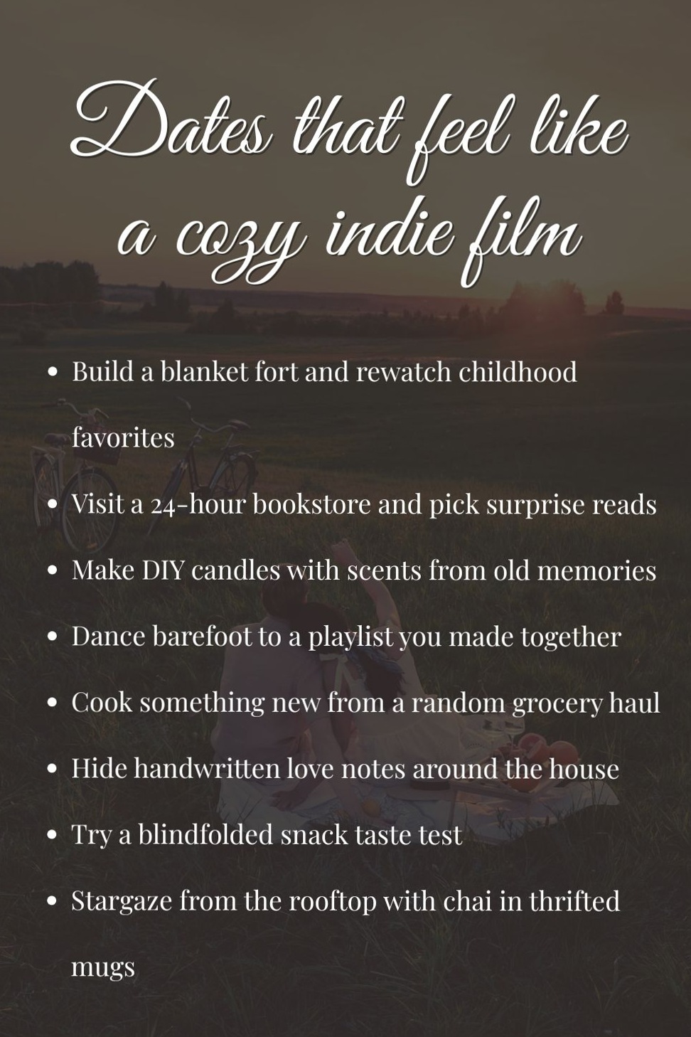 Intimate Dates Steeped in Serenity — 🌹 🌹 100