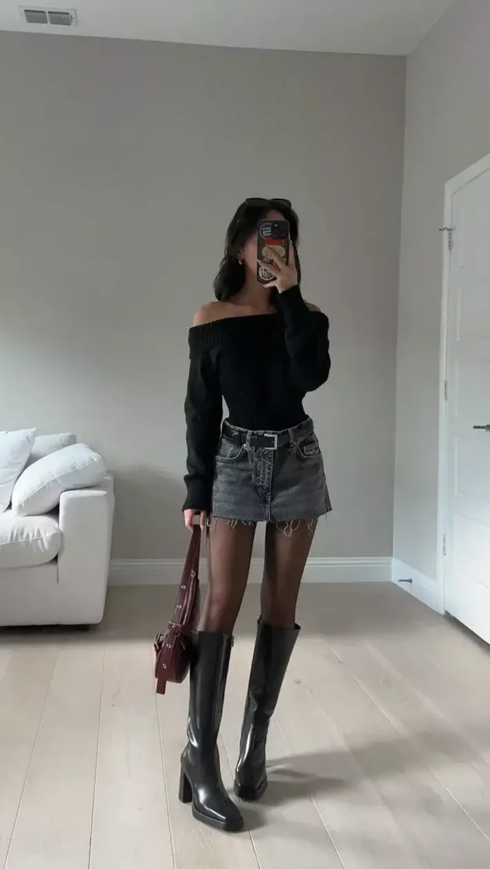 ✦ magnetic energy visual ✦ Knee High Boots Outfits for Timeless Autumn Winter St 765