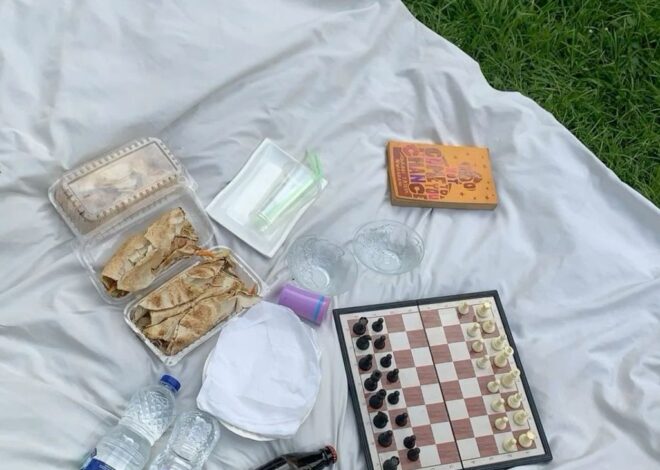 modern romance inspiration: Fate-Forged Picnic: Where Hearts Align Under Open Sk 564
