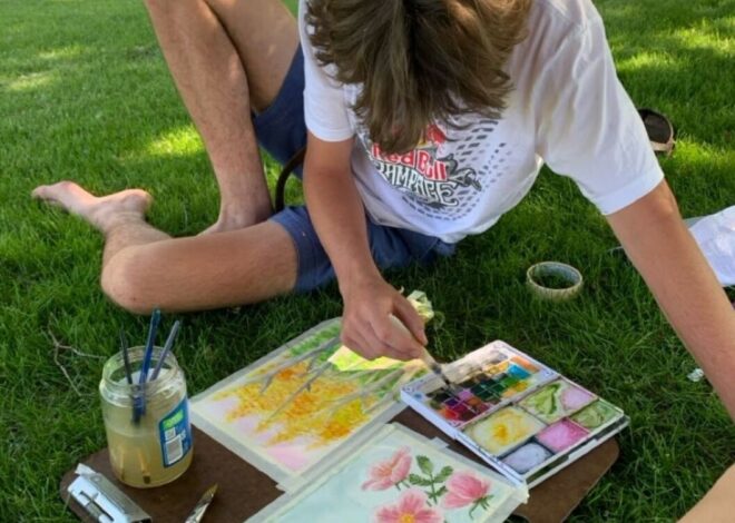 modern romance inspiration: Soulful Strokes: Watercolor Dates That Speak to the  541