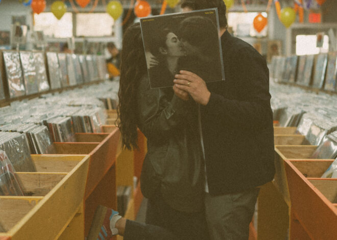 🌹 Nostalgic Couplings in Edmonton’s Retro Record Store — aesthetic edit 621