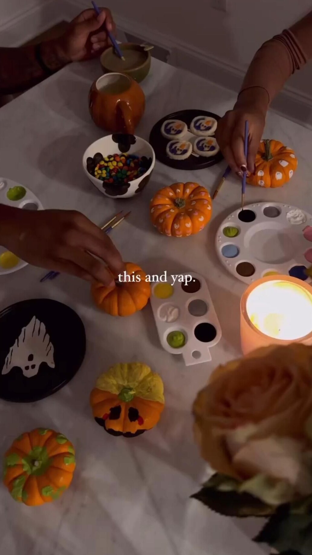 Paint Mini Pumpkins For A Cozy Fall Date Night Together — 🌹 ❤️‍🔥 872
