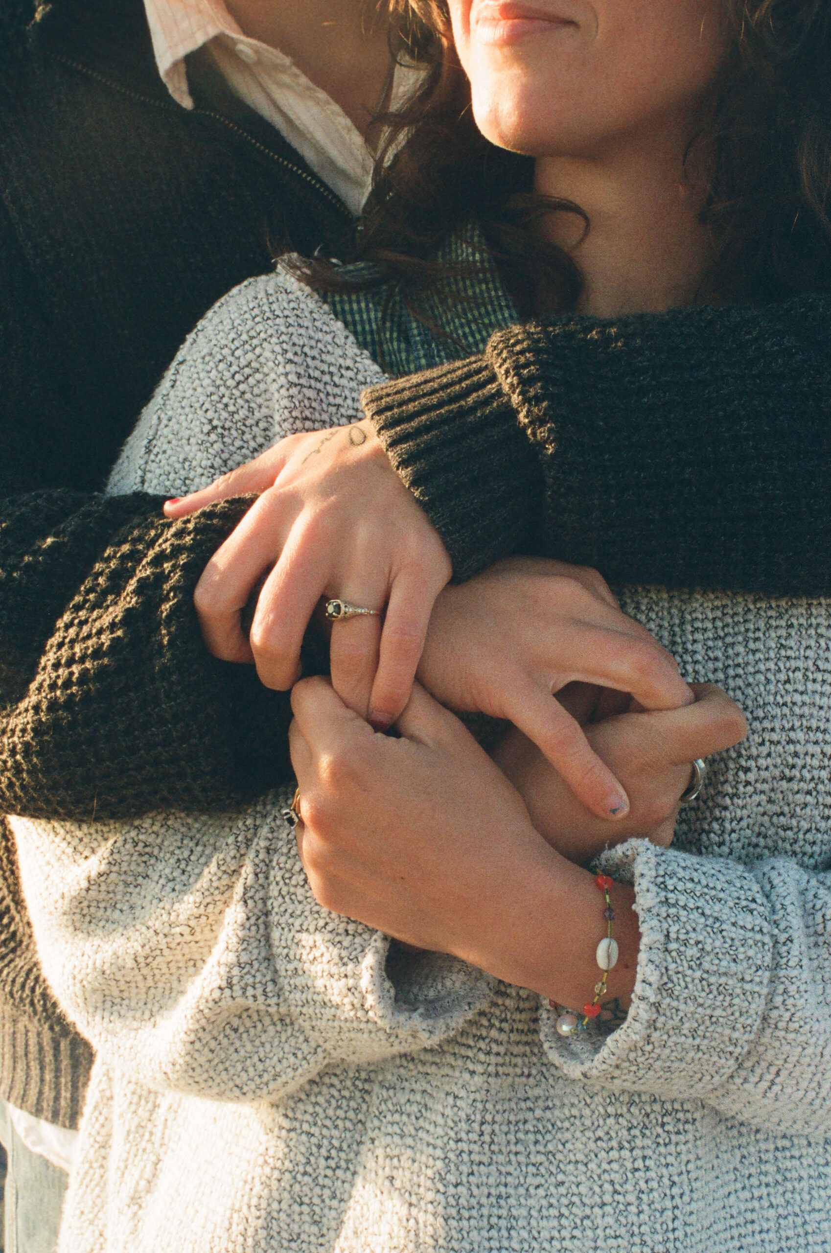 Soulful Moments Captured in Film | Portland Maine Engagement Essence | 👁️ 🌧️ 🕸️  889