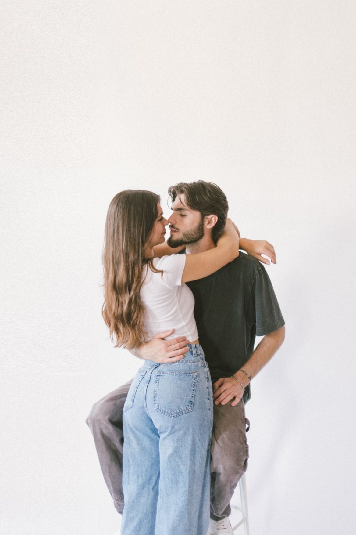 💡 🧠 Soulful Vows | Hannah & John’s Timeless Studio Portrait — aesthetic edit 338