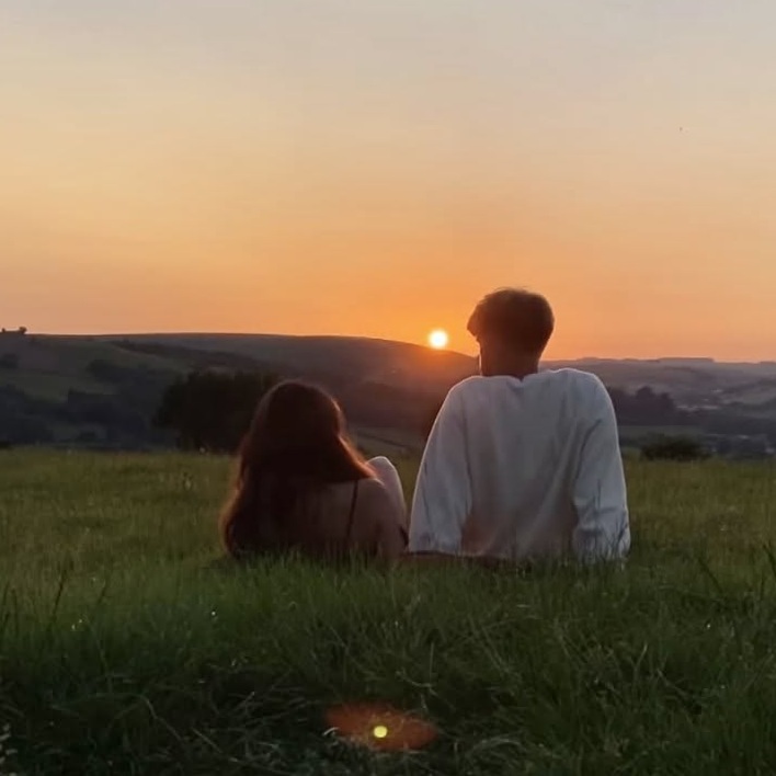 Soulwoven Moments Under Amber Skies — intimate moments captured 🌌 734
