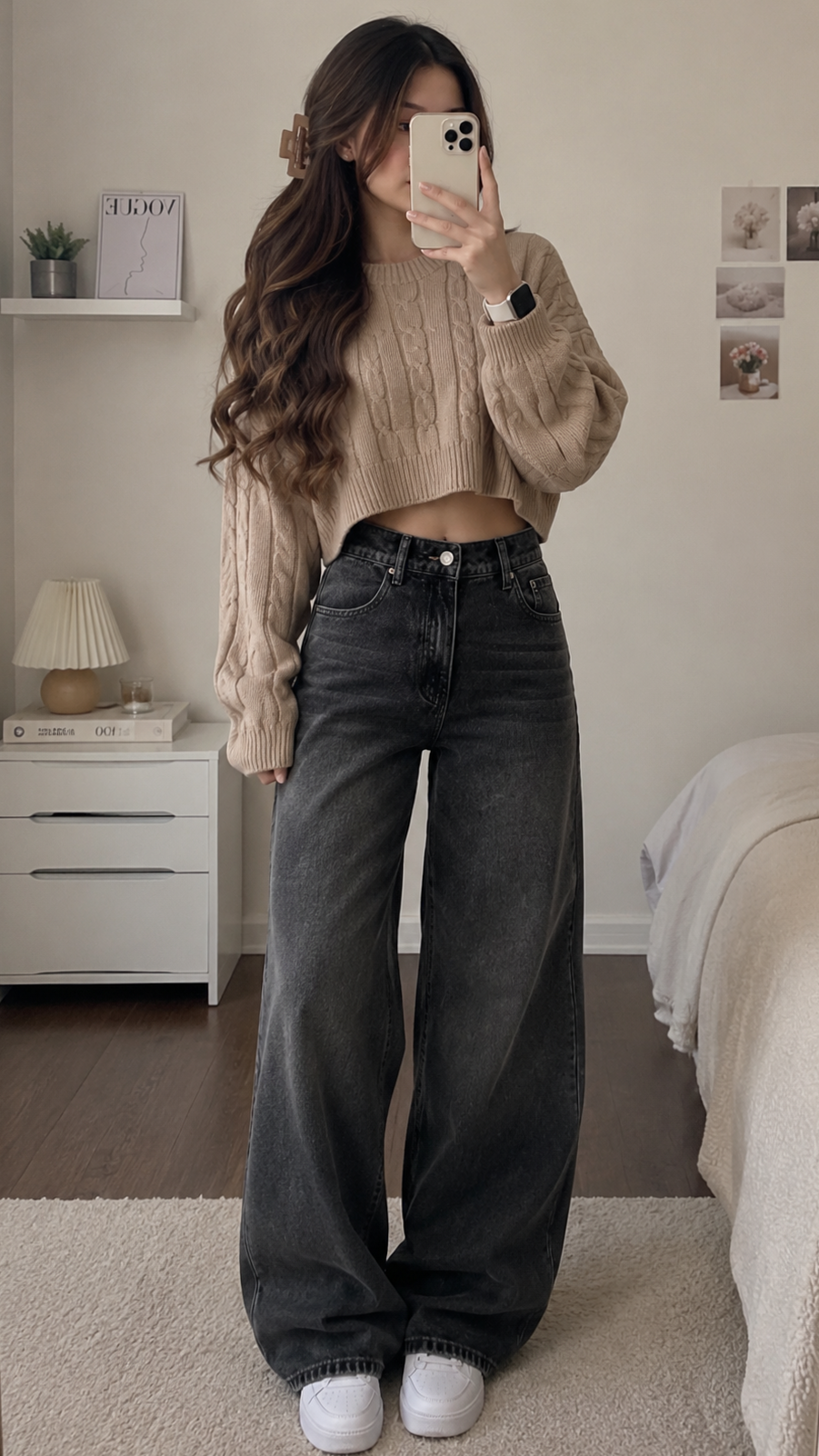 vibe check passed: 📚 📸 Cozy Neutral Girl Aesthetic with Dark Romance and Timeles 268