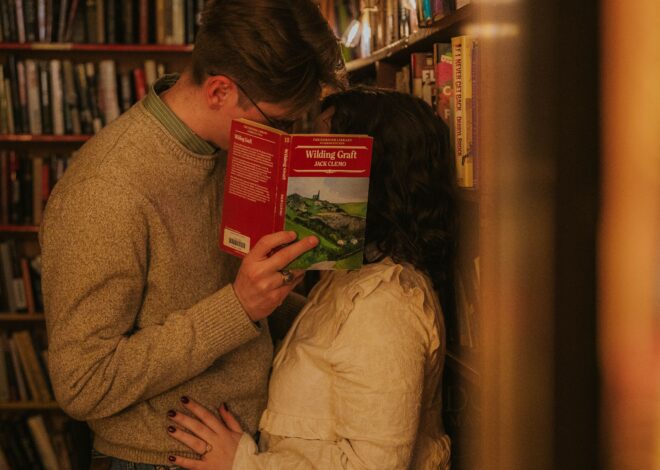 Whispered Romance: A Secret Kiss Between Pages 🤎 952